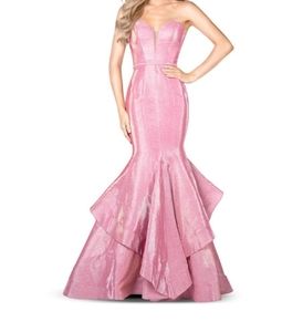 Vienna pink strapless dress